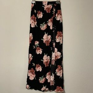 Floral maxi skirt